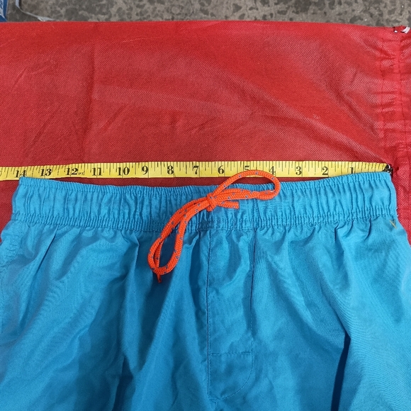 Old Navy Blue and Orange Swim Trunks - Picture 9 of 13